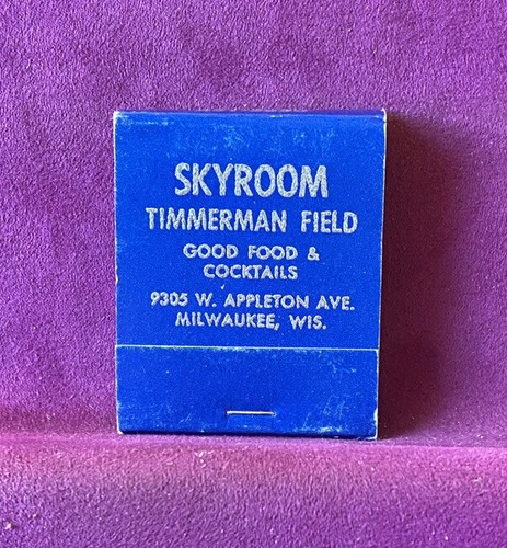 Matchbook Unstruck Skyroom Timmerman Field Milwaukee Wisconsin