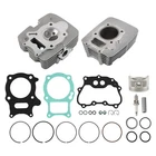 Cylinder Head Piston Top End Rebuild Set For Honda Recon 250 TRX250TE/TM 02-14