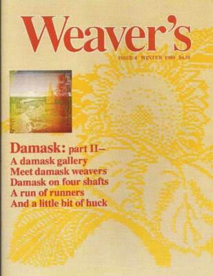 Weaver's magazine 4: DAMASK II ~ VERY RARE ~ out of print magazine