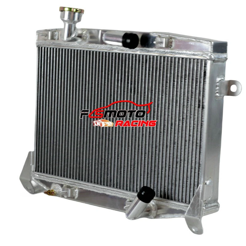 Fit Alfa Romeo Spider 1300 1600 Roundtail Aluminum Radiator MT/Manual - image 3 of 4