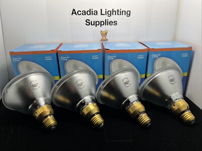  Lot Of 4 Superior Life 45WPAR38/FL Flood Light 130V Medium BASE (old Stock)