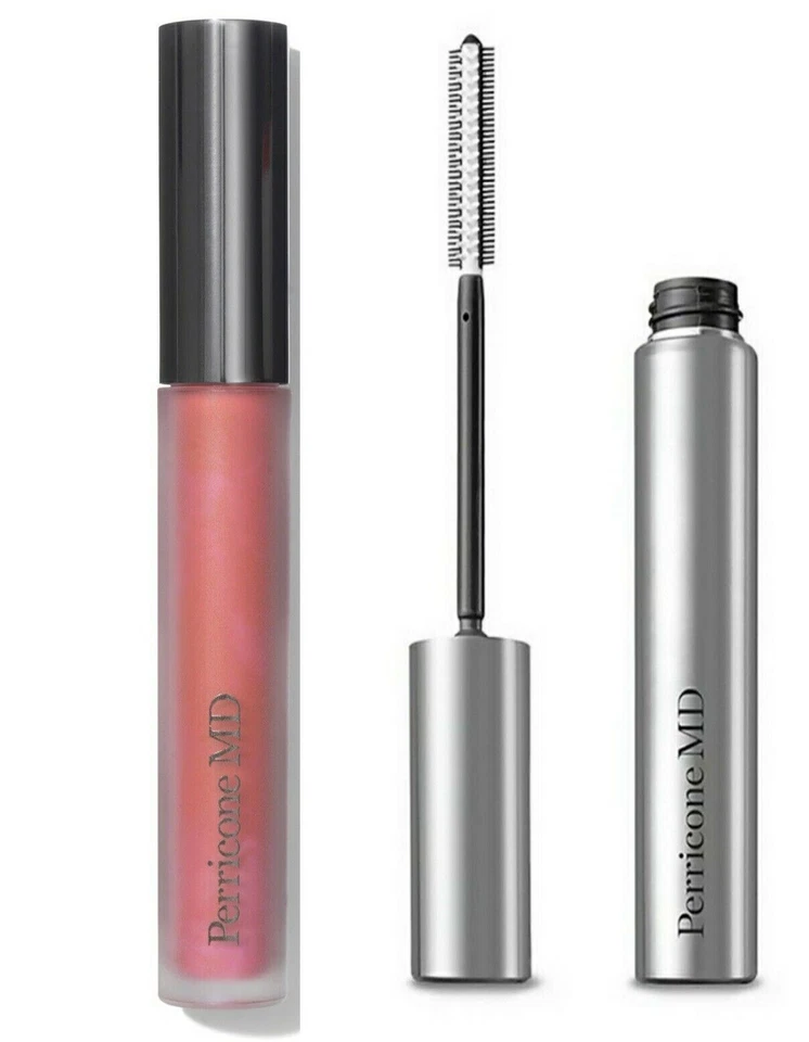Perricone Md No Mascara Mascara + No Lipgloss Lipgloss Set Brandneu Kostenloser Versand