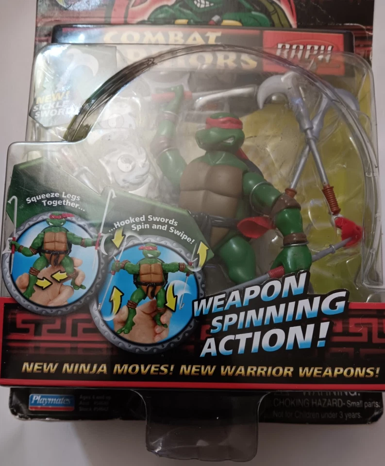 Teenage Mutant Ninja Turtles Combat Warriors "RAPH" 2005 sin abrir Foto 3 de 4
