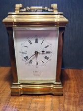 Reiseuhr, Offiziersuhr antik mit Schlagwerk und Repetition ca.1880