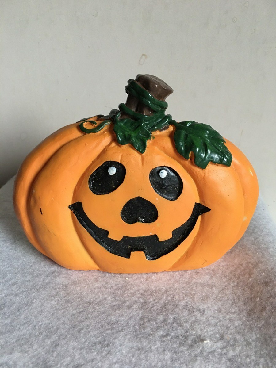 Halloween Jack O Lantern Holiday Decoration Polystone | eBay