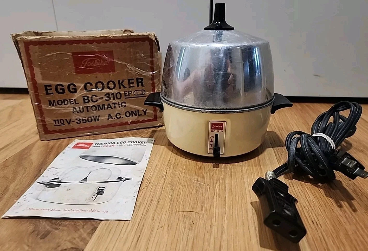 Toshiba Egg Cooker BC-310 Tokyo Automatic Vintage Japan 120V Shibaura Tested
Opens in a new window o
