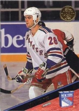 #298 Joby Messier - New York Rangers - 1993-94 Leaf Hockey