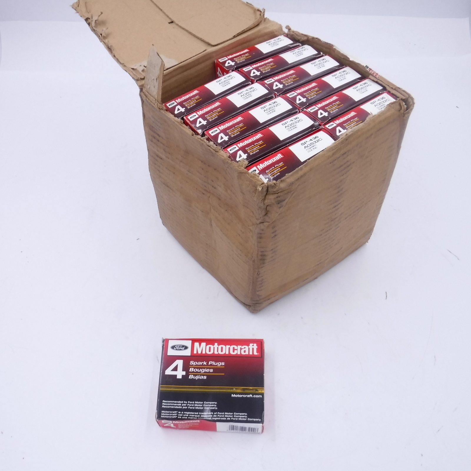 Case of 96 Genuine OEM Ford SP-436 Copper Spark Plugs AGS32C