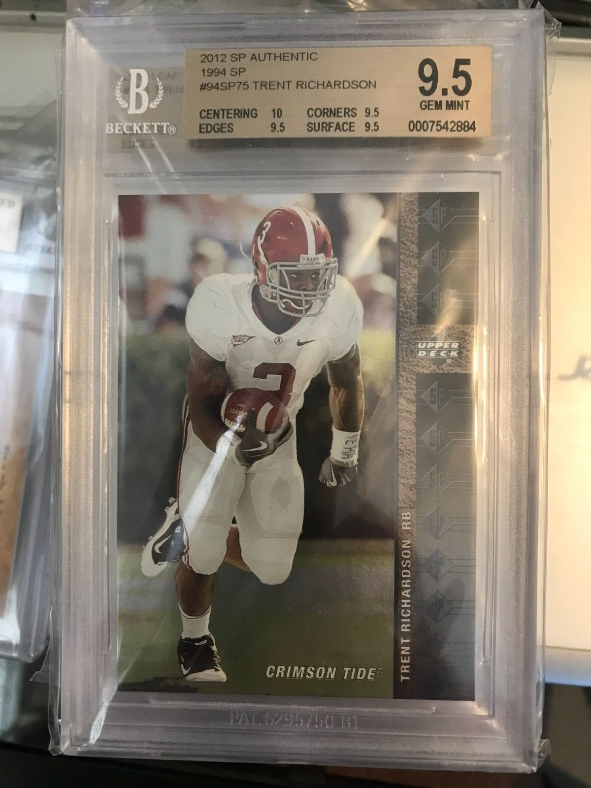 Trent Richardson SP Authentic 1994 SP #75 Base