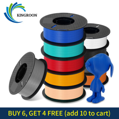 【BUY 10 Pay 6】Kingroon 1.75 mm PLA PETG Matte 1KG 3D Printer Filament High Speed