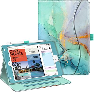 Case for iPad Mini 5 2019 / iPad Mini 4 7.9'' Smart Folio Stand Cover w/Pocket