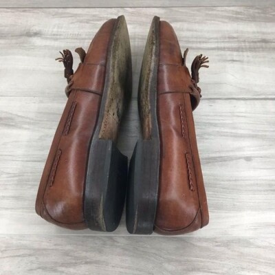 Allen Edmonds Loafers Mens 9B Cody Brown Leather tassel  display picture 2