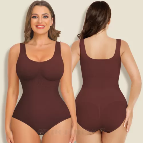 Women Seamless Full Body Shaper Shapewear Firm Tummy Control Slimming Bodysuit - Picture 13 of 28