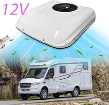 New 12V RV Air Conditioner Kit Cool Rooftop Trailer Electric AC Unit 13500BTU