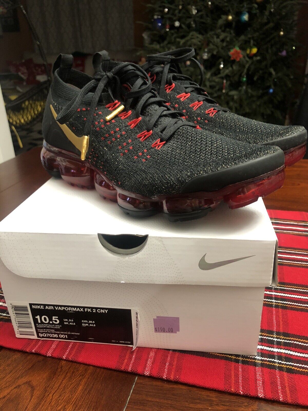 Extensamente Original rompecabezas Size 10.5 US - Nike Air VaporMax 2 Flyknit Chinese New Year 2019 Pre-Owned  | eBay