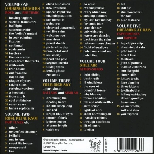 EYELESS IN GAZA-THE CHERRY RED RECORDINGS 1981-1986 (5CD BOX) SKELETAL 5 CD NEUF - Photo 2/2