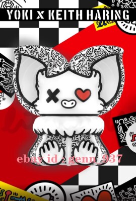 Pop Mart YOKI x KEITH HARING Designer Figures H12CM Soft Vinyl