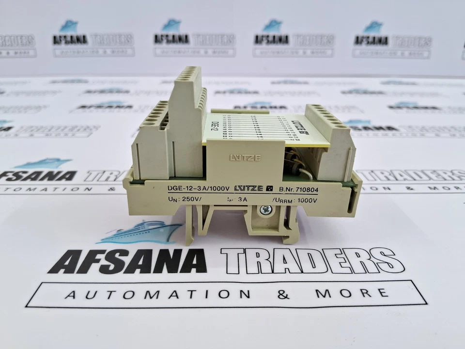 Lütze Diode Unit DGE-12-3A/1000V 710804 Diodes Module AC/Dc 250 V 3 A DGE-12 - Image 2 of 4