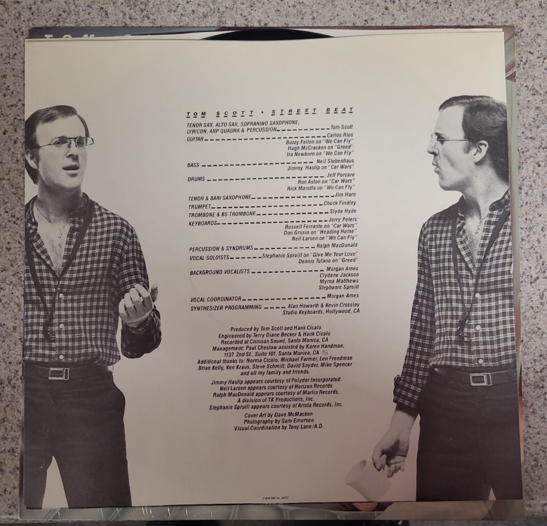 Tom Scott - Street Beat LP JC 36137 | eBay Tom Scott - Street Beat LP JC 36137 | eBay