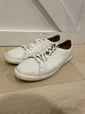 Cole Haan Men's GrandPro Tennis Sneaker White Style C22584 - Size