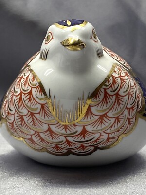 VINTAGE ROYAL CROWN DERBY QUAIL IMARI DECORATIVE BONE CHINA