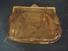 Vintage Gold Metal Mesh Handbag