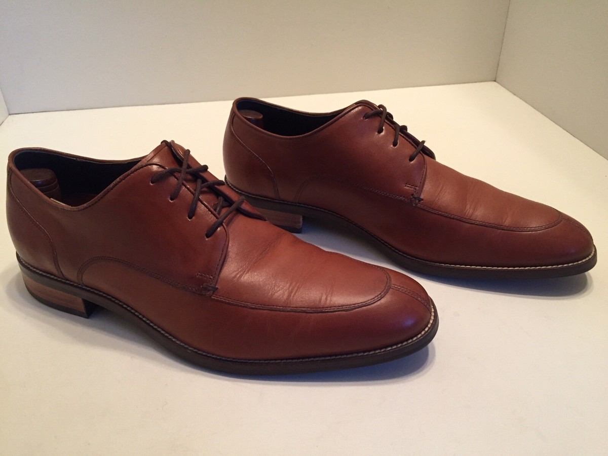 Cole Haan Grand OS Oxfords Brown Leather Split Toe Men Size  display picture 2