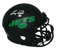 COREY DAVIS AUTOGRAPHED SIGNED NEW YORK JETS ECLIPSE SPEED MINI HELMET BECKETT
