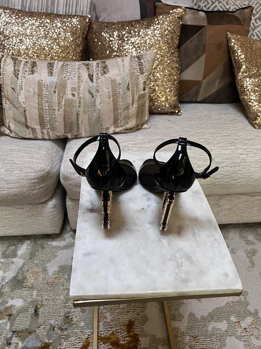 DOLCE & GABBANA Womens SIZE 8.5 US, 38.5 EU. Baroque DG