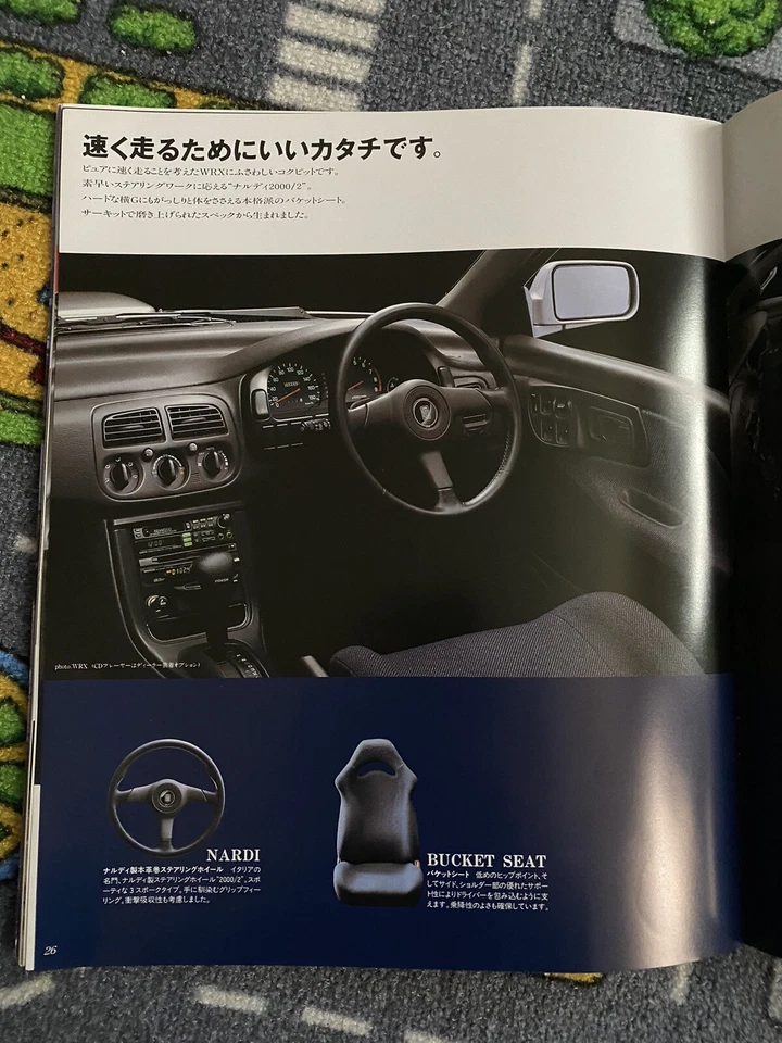 JDM Subaru Impreza WRX Sports Wagon Brochure 1993 - UK Seller - Image 3 of 4