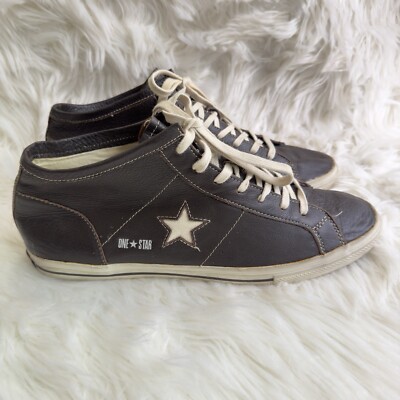 Vintage Converse One Star Pro Mid Leather 125285C Shoes Brown Mens