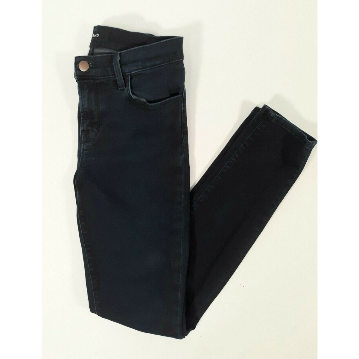 J Brand Sz 27 Atmosphere Skinny Leg Dark Wash Blue Mid Rise Jeans
