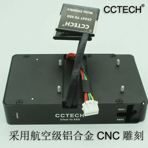 2 in 1 V-Mount CFAST To 2.5" Sata3 4T SSD Recorder For Blackmagic MINI 4K 6K - Picture 8 of 10