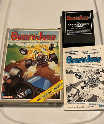 BOXED Complete Colecovision BUMP n' JUMP  -  Coleco ADAM