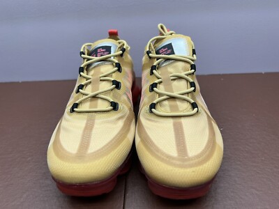 Nike Air VaporMax 2019 Club Gold Ember Glow athletic sneaker shoes men’s 10.5 Nike Air VaporMax 2019  main image 3