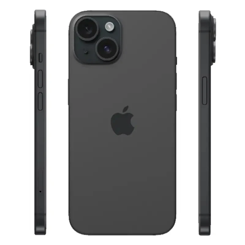 APPLE IPHONE 15 128GB BLACK 5G SMARTPHONE NERO A16 BIONICORIGINALE ITALIA APPLE - Immagine 2 di 3