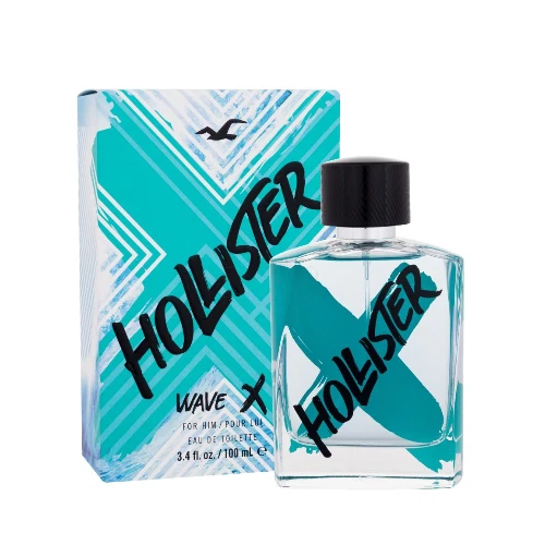 Hollister Wave X 3.4 oz EDT Cologne for Men Brand New In Box