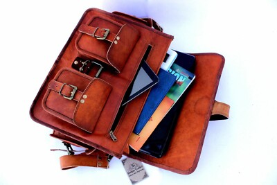 SID & VAIN® Borsa per fotocamera vera pelle vintage HEATHROW tracolla per macchina fotografica SLR accessori borsone messenger SLR uomo donna marrone prodotto artigianale