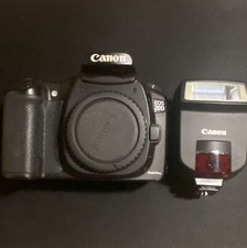 Canon EOS D20 8.2 MP Digital Camera Body Only And Speedlight 220ex. Tested.
