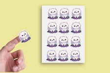 x24 Sweet Summer Watermelon sticker Envelope Seal Craft Vinyl Stickers pp765
