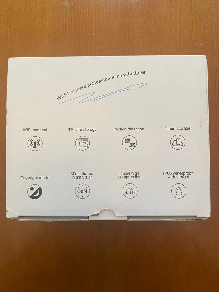 HD 1080p Wi-Fi Wireless IP Security Camera Night Vision Outdoor Waterproof NEW - Image 2 of 4