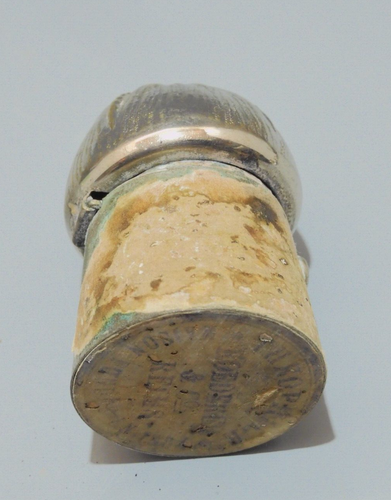 -RARE ANCIEN ENCRIER BOUCHON DE CHAMPAGNE PUBLICITAIRE pub ROEDERER REIMS   D - Photo 15/15
