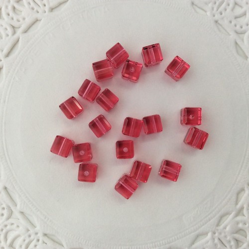 Swarovski® Crystal 4mm Cubes #5601 Colors/ AB Colors - 6 PC. PACK Choose Color - Picture 17 of 63