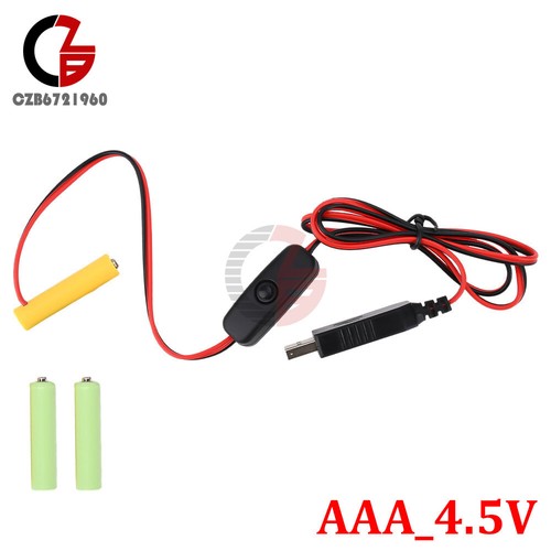 AA AAA Eliminator Cable Dummy-Battery Power Cord Replacement for 1-4pcs 3/4.5/6V - Picture 22 of 24