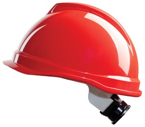 short peak hard hat