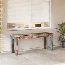 Bench Multicolour Solid reclaimed wood Medium Durable
