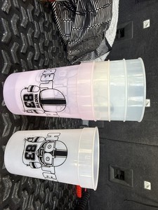 Set Of 5 Ombré Hooters Football “83” Cups
