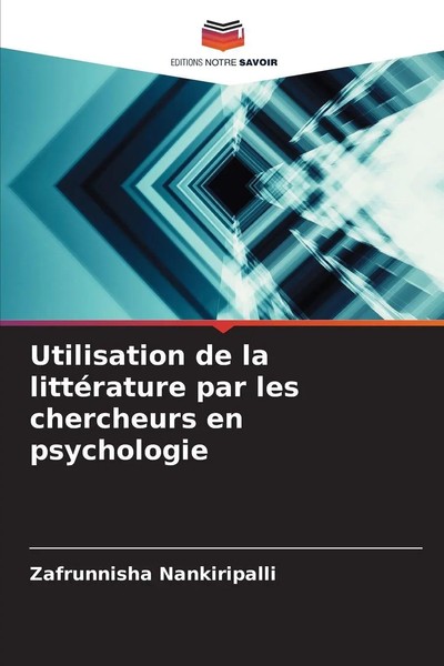 Zafrunnisha Nankiripalli | Utilisation De La LittéRature Par Les Chercheurs...-image