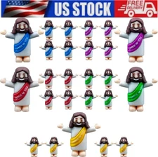 25 Little Jesus Figures Original Design Jesus Love You Mini Rubber Jesus Toy###&