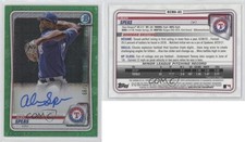 2020 Bowman Chrome Mega Box Mojo Green Refractor /99 Alex Speas #BCMA-AS Auto